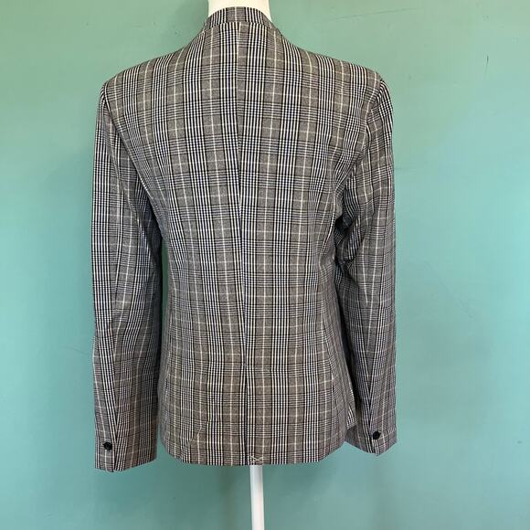 Premise Studio Plaid Blazer 6 Tailored Preppy Academia old money office siren - Picture 7 of 12